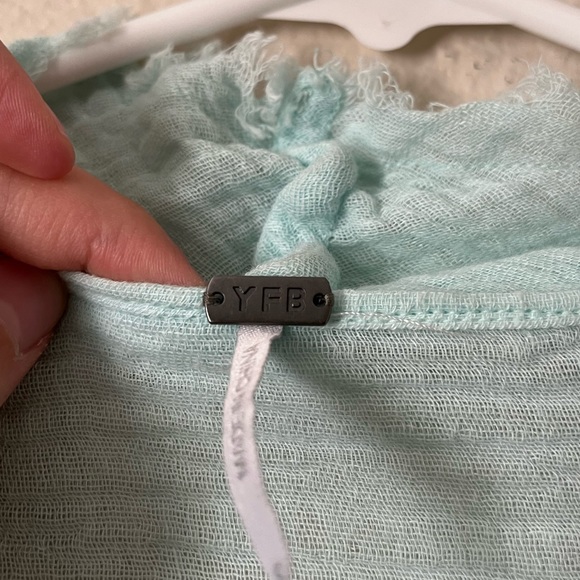 Young Fabulous & Broke Cardigan Open Front Frayed Shawl Ombré Women’s Small - Picture 3 of 6